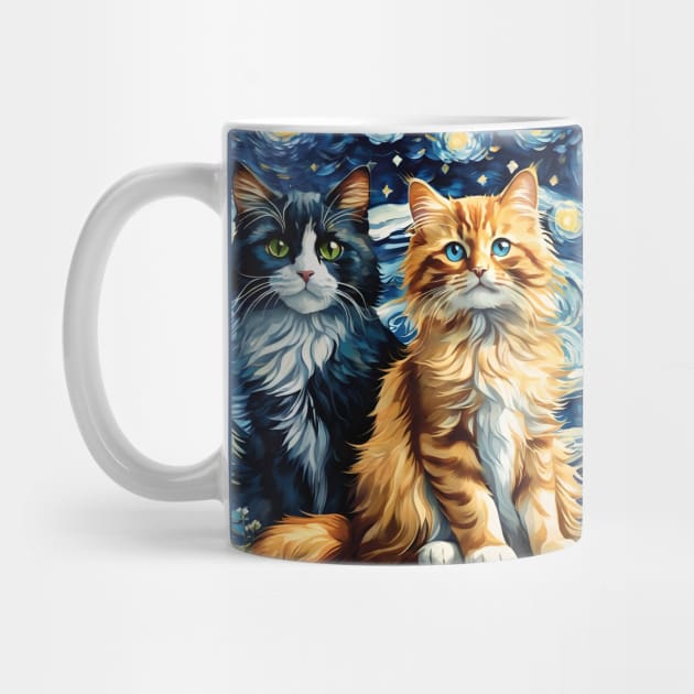 Van Gogh's cats by AlexBRD